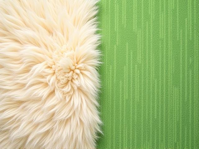 Cleaned synthetic and wool carpets